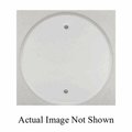Mulberry Electrical Box Cover, Round, 430 Stainless Steel, Flat 40428